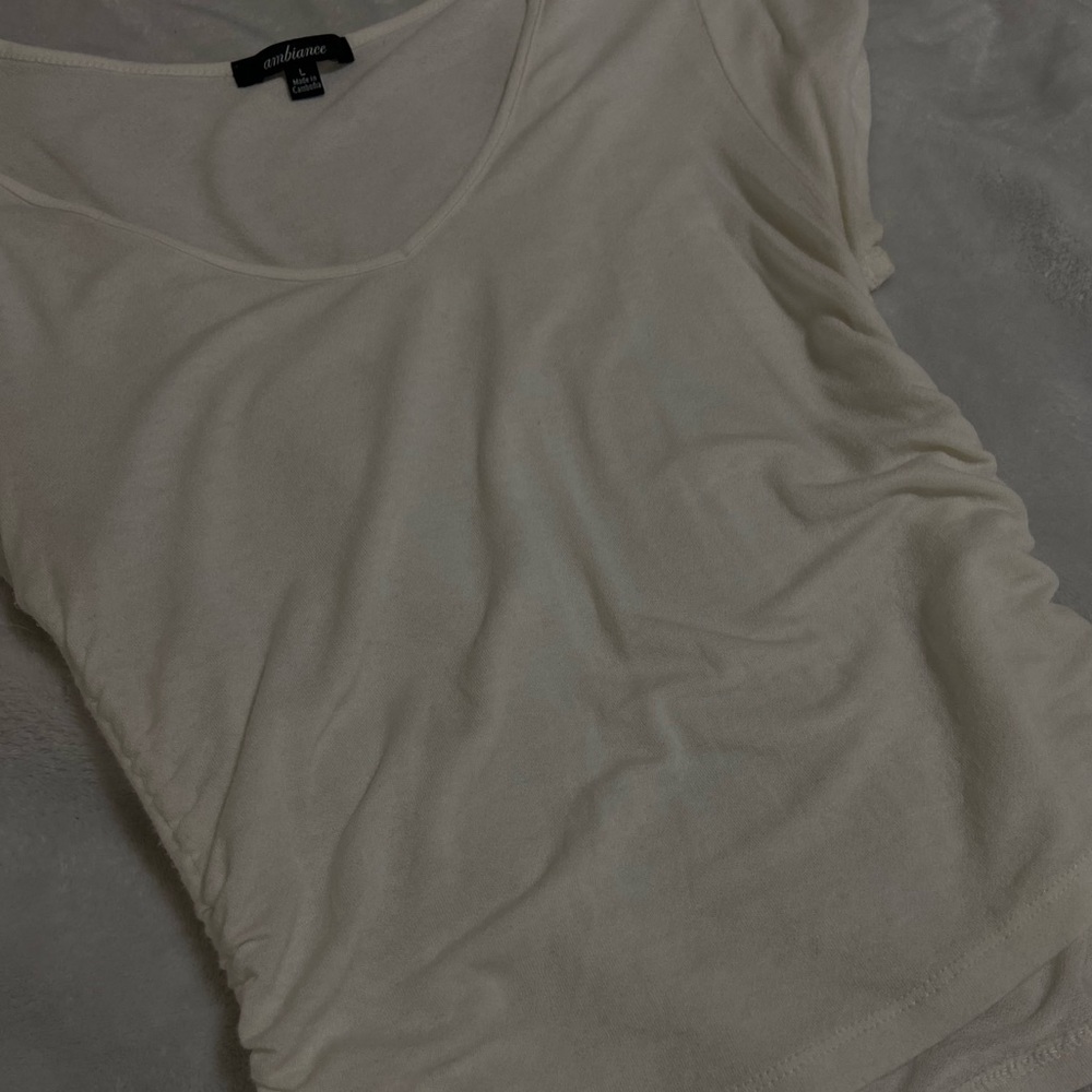 White crop top